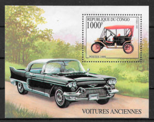 colección sellos transporte Congo 1999