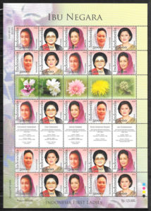 sellos personalidades Indonesia 2014