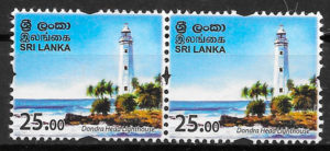 filatelia colección faros Sri Lanka 2018