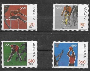 sellos deporte Angola 1992