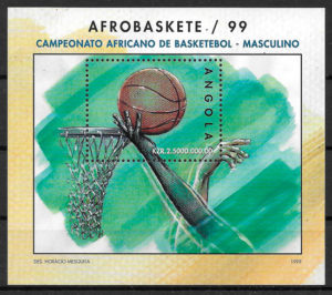 sellos deporte Angola 1999