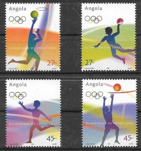 sellos deporte Angola 2004