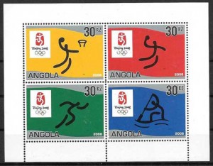 sellos colección deporte Angola 2007