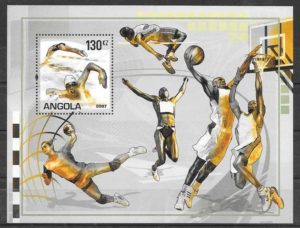 filatelia deporte Angola 2007