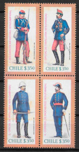 colección selos temas varios Chile 1980