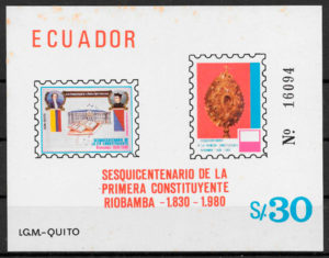 filatelia temas varios Ecuador 1980