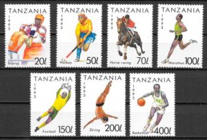 filatelia deporte Tanzania 1994