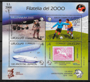 sellos temas varios Uruguay 1999