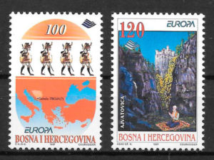 filatelia colección Europa Bosnia Herzegovina 1997