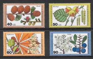 filatelia colección frutas Alemania - Berlin 1979