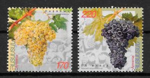 colección sellos frutas Armenia 2004