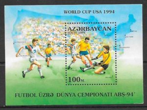 sellos futbol Azerbaiyan 1994