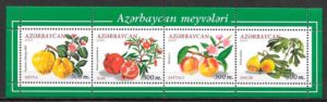 sellos frutas Azerbaiyan 2000