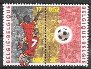 sellos futbol Belgica 2000