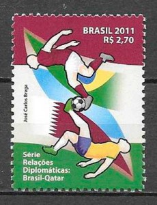 filatelia fútbol Brasil 2011