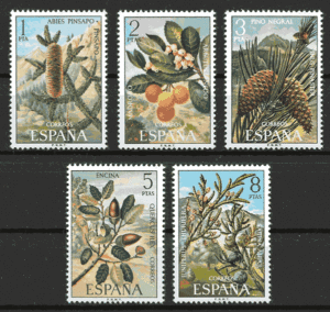 filatelia coleccion frutas Espana 1972