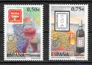 sellos frutas Espana 2002