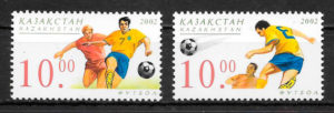 sellos fútbol Kazakstán 2002