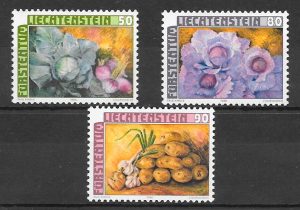 colección sello frutas Liechtenstein1986