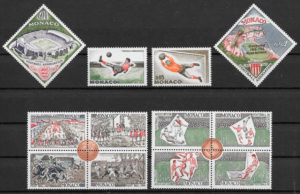 filatelia colececion futbol Monaco 1963