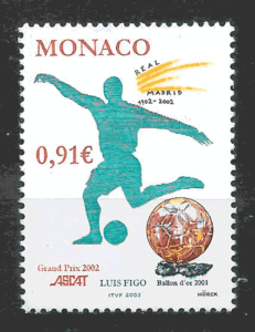 sellos futbol Monaco 2002