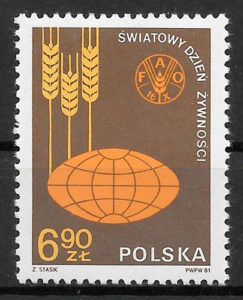 selos verduras Polonia 1981