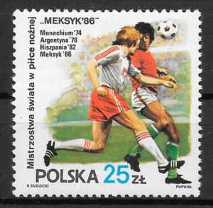 selos futbol Polonia 1986