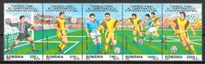 sellos futbol Rumania 1996