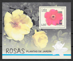 sellos rosa Cuba 2007