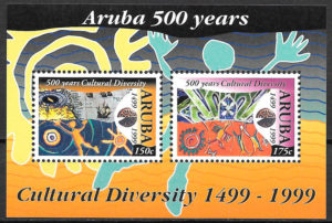 sellos arte Aruba 1999