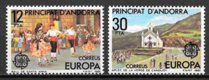 coleccion sellos Europa Andorra Espanola 1981