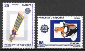 filatelia Europa Andorra Francesa 1991