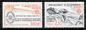 filatelia coleccion Europa 1982 Andorra Francesa