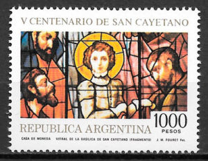 colección sellos arte Argentina 1981