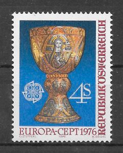 filatelia colección Europa Austria 1976