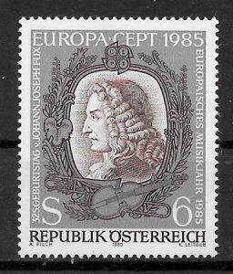 sellos Europa Austria 1985