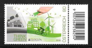 colección sellos tema Europa Austria 2016