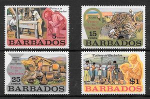 colección sellos arte Barbados 1973