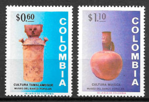 selos arte Colombia 1973