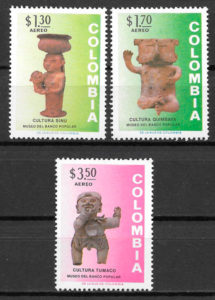 selos arte Colombia 1973