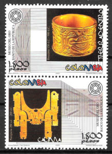 filatelia colección arte Colombia 2005