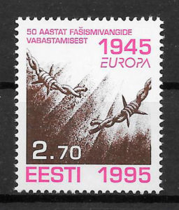 sellos Europa Estonia 1995