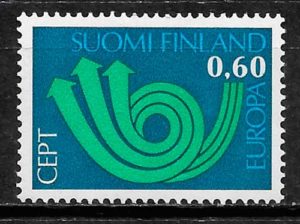 filatelia Europa Finlandia 1973