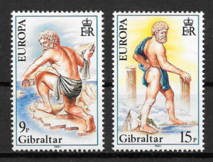 filatelia Europa Gibraltar 1981