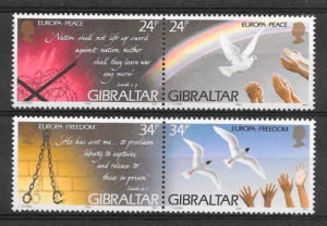 filatelia colección Europa Gibraltar 1995