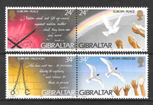 filatelia Europa Gibraltar 1995