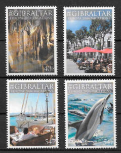 colección sellos Europa Gibraltar 2004