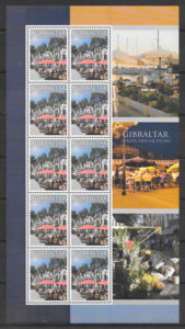 colección sellos Europa Gibraltar 2004