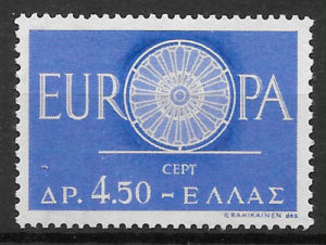 filatelia Europa Grecia 1960