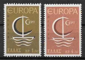 filatelia Europa Grecia 1966